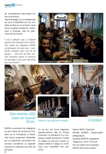 article Imara-magazine Bouche B juillet 2019-2