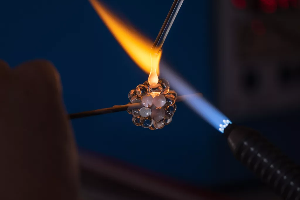 Verrerie à flamme